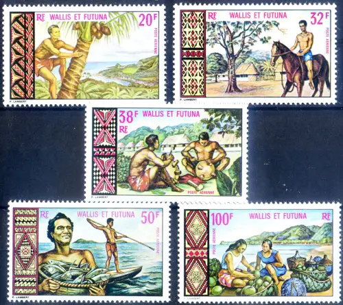 Wallis und Futuna. Alltagsszenen 1969.