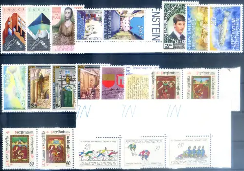 Liechtenstein. kompletter Jahrgang 1987.
