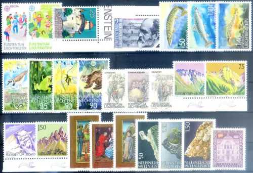 Liechtenstein. kompletter Jahrgang 1989.