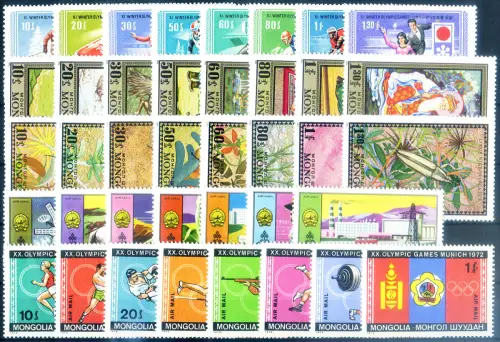 Mongolei. kompletter Jahrgang 1972.