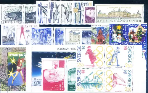 Schweden. kompletter Jahrgang 1991.
