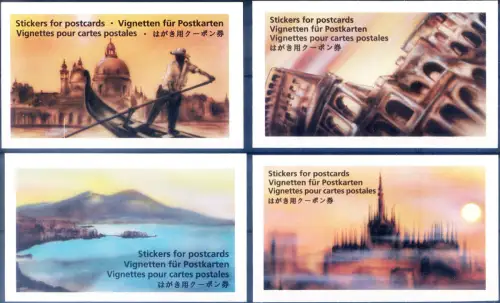 Schweiz. Swisspost International 1998. 4 Hefte.