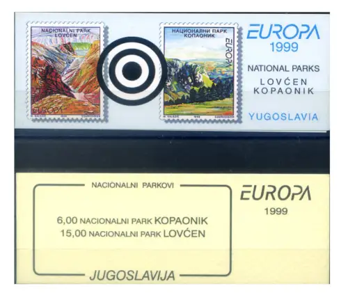Jugoslawien. Europa 1999. 2 Hefte.