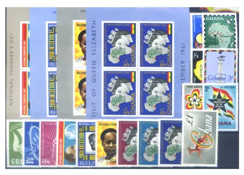 Ghana. Kompletter Jahrgang 1961.