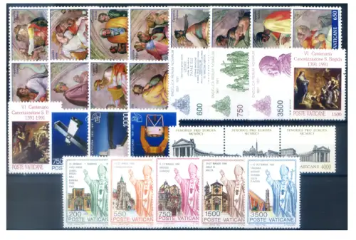 Vatikan. kompletter Jahrgang 1991.