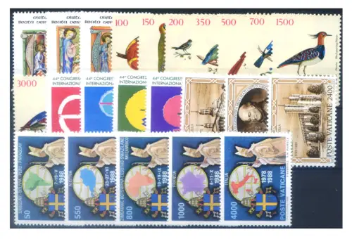 Vatikan. kompletter Jahrgang 1989.