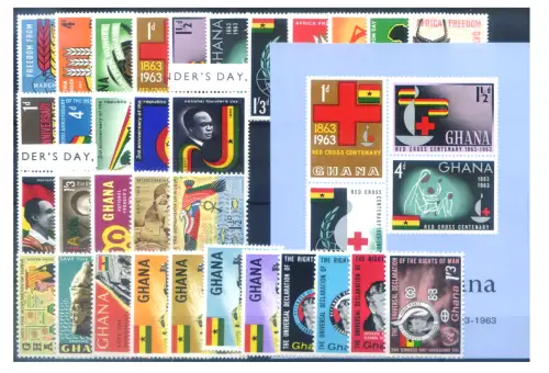 Ghana. kompletter Jahrgang 1963.