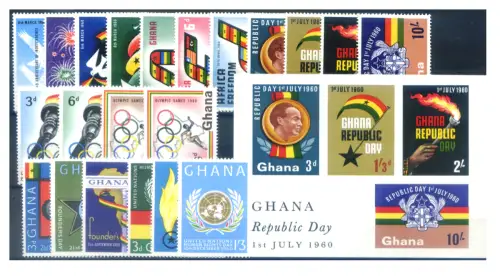 Ghana. kompletter Jahrgang 1960.