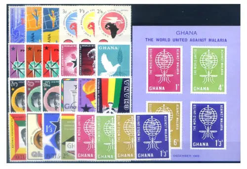 Ghana. kompletter Jahrgang 1962.