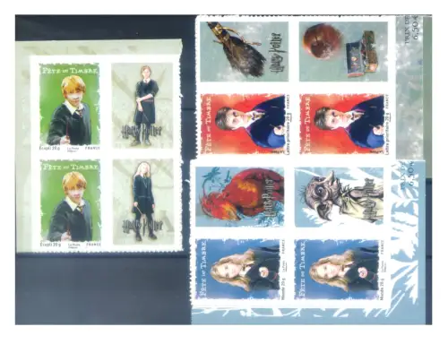 Frankreich. Harry Potter 2007. Selbstklebend, paarweise.