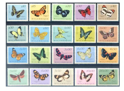 Mosambik. Definitiv. Fauna. Schmetterlinge 1953.