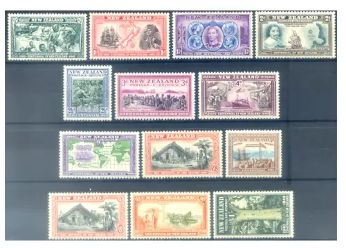 Neuseeland. Definitiv. Gemälde 1940.