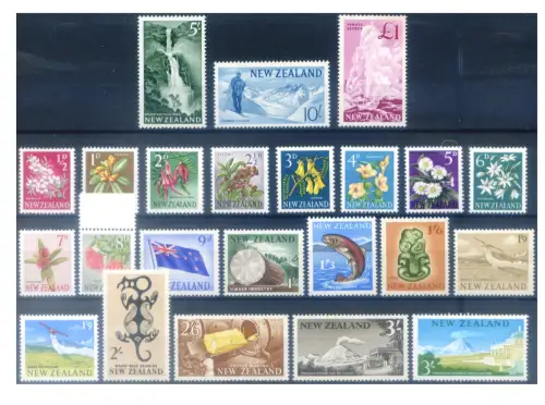 Neuseeland. Definitiv. Gemälde 1960-1964.