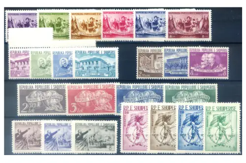 Albanien. Kompletter Jahrgang 1954-1957.