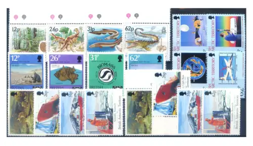 Britisches Antarktisgebiet. kompletter Jahrgang 1991.