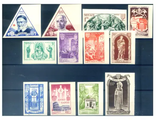 Monaco. Heiliges Jahr 1951. Ungezähnt.