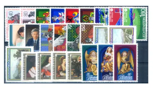 Liechtenstein. kompletter Jahrgang 1982.