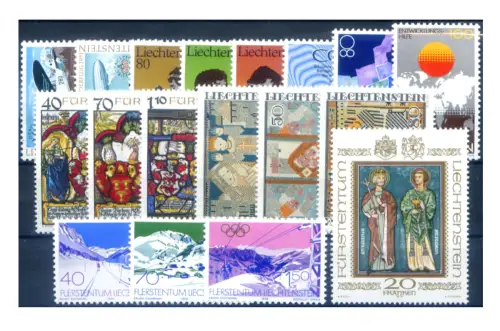Liechtenstein. kompletter Jahrgang 1979.