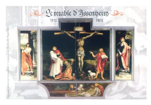 Frankreich. Politiker Issenheim 2012. Zettel.