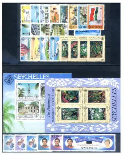 Seychellen 1983. Jahrgang komplett.