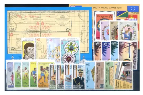 Salomonen. kompletter Jahrgang 1981.