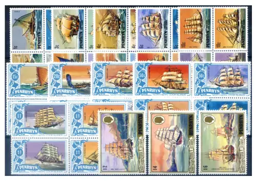 Penrhyn. Definitiv. Segelschiffe 1981.