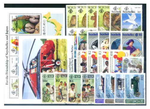 Seychellen. kompletter Jahrgang 1985.