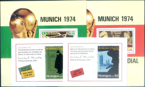 Nicaragua. Kompletter Jahrgang der Zettel 1974.