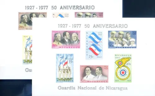 Nicaragua. Kompletter Jahrgang der Zettel 1977.