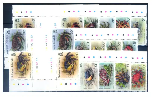 Salomonen. Definitiv. Krabben 1993. Paare mit Zwischenräumen.