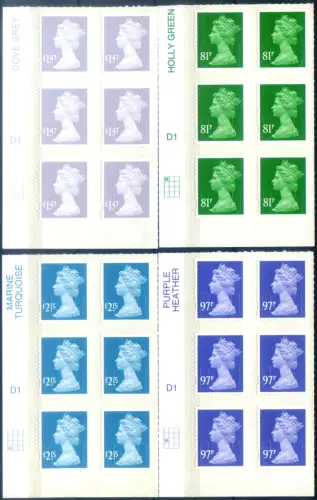 Großbritannien. Elisabeth II 2014. 6er Blöcke.