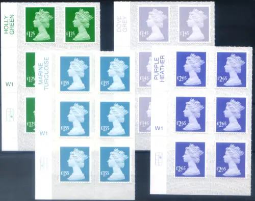 Großbritannien. Elisabeth II 2018. 6er Blöcke.