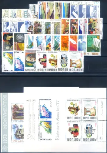 Portugal 1978. Jahrgang komplett.