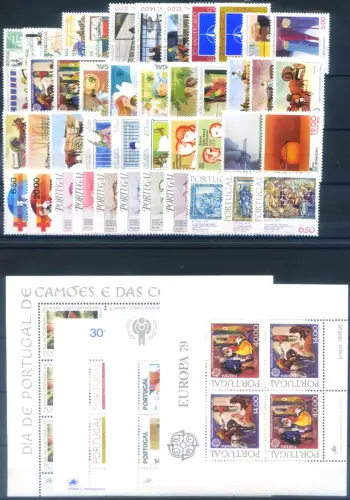 Portugal 1979. Jahrgang komplett.