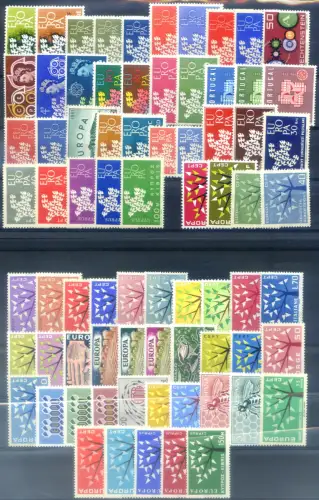 CEPT. Kompletter Jahrgang 1961-1962.