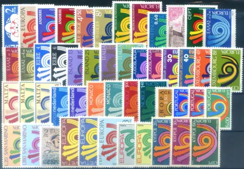 CEPT. kompletter Jahrgang 1973.