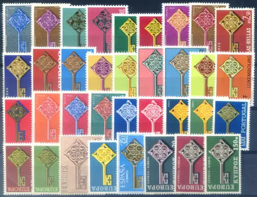 CEPT. kompletter Jahrgang 1968.