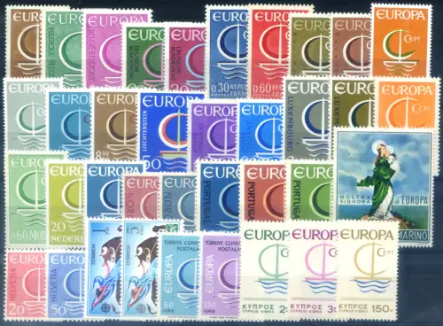 CEPT. kompletter Jahrgang 1966.