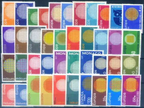 CEPT. kompletter Jahrgang 1970.