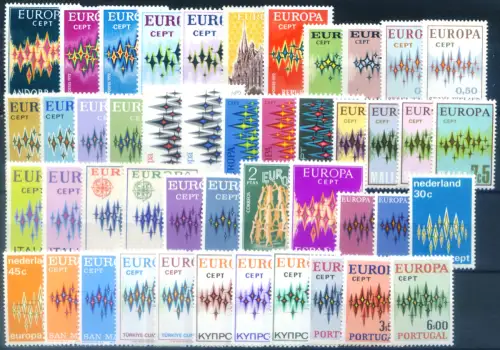 CEPT. kompletter Jahrgang 1972.