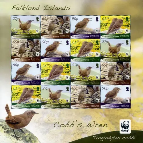 Fauna. Fauna. Vögel 2009. WWF. Kleinbogen.