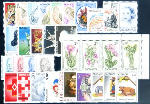 Monaco. kompletter Jahrgang 1993. Mit Heften.