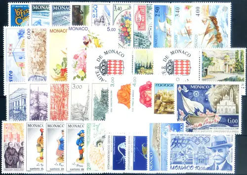 Monaco. kompletter Jahrgang 1992. Mit Heften.