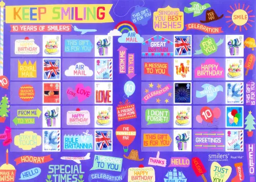 Großbritannien. 'Keep Smiling' 2010. Kleinbogen.