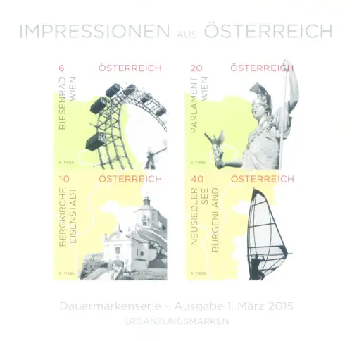Österreich. Definitiv. 2 Abonnenten-Geschenkkarten 2015.