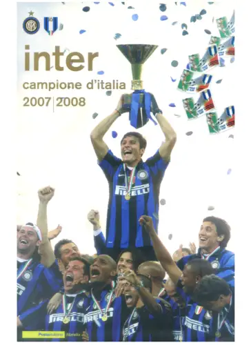 Italienische Republik. Sport. Fußball. Inter Champion 2008. Ordner.