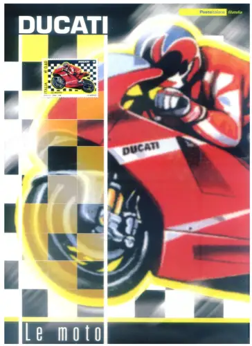 Italienische Republik. Ducati Motorräder 2008. Ordner.