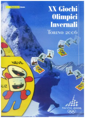 Italienische Republik. Sport. Olympische Spiele Turin 2005. Ordner.