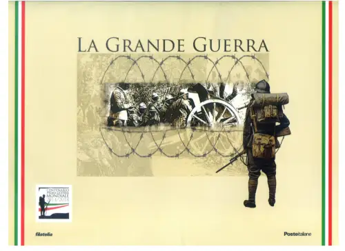 Italienische Republik. Erster Weltkrieg 2015. Ordner.