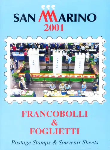San Marino. kompletter Jahrgang 2001. Ordner.